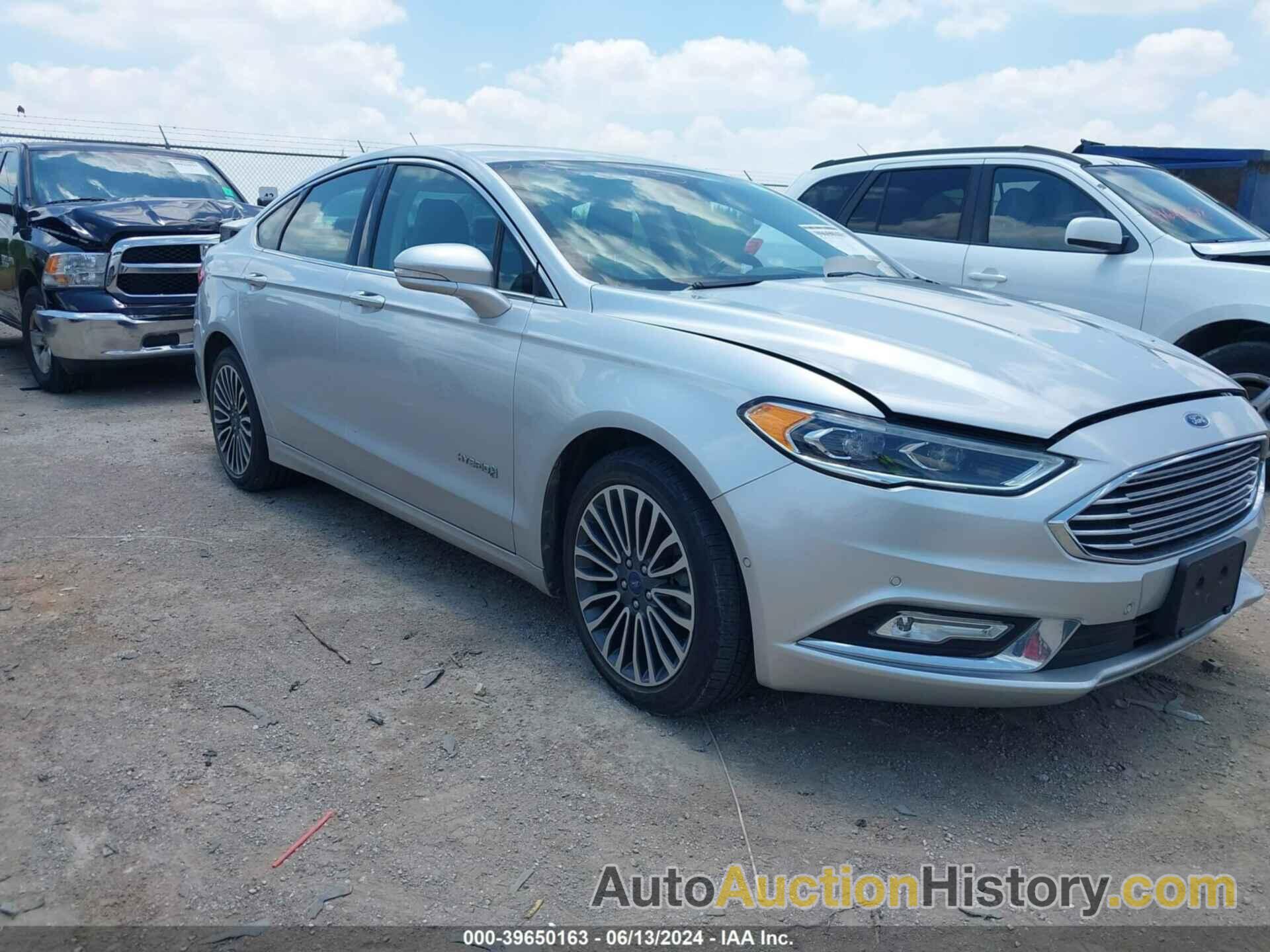 FORD FUSION TITANIUM HEV, 3FA6P0RU2HR285099