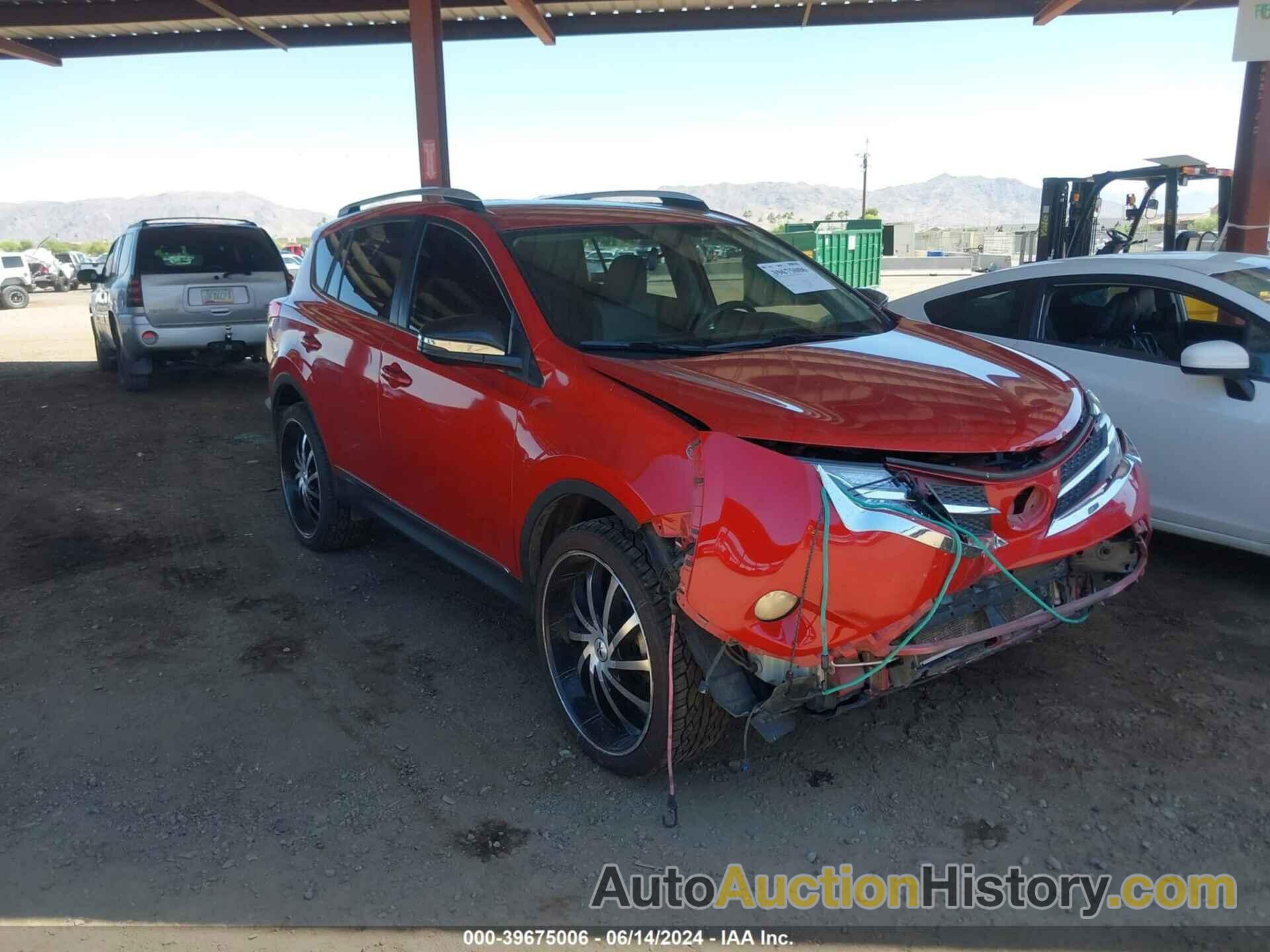 TOYOTA RAV4 LE, JTMZFREV7EJ018107